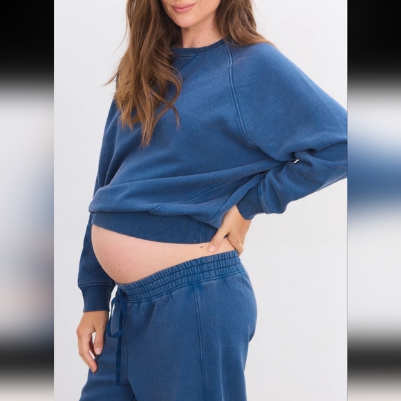 Hatch Tops - Hatch Maternity The Romy Pullover Classic Sweatshirt